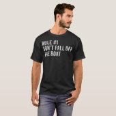 ヴィンテージルール1 船から落ちないで - 楽しいクルーズ Tシャツ (正面フル)