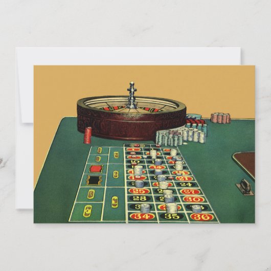 ヴィンテージルーレットテーブルカジノゲーム，賭博チップ (正面)