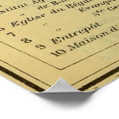 ヴィンテージルーヴェンベルギーの地図(1910) ポスター (角)