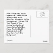 ヴィンテージレアアーリーノースフィールドミネソタビュー ポストカード (裏面)