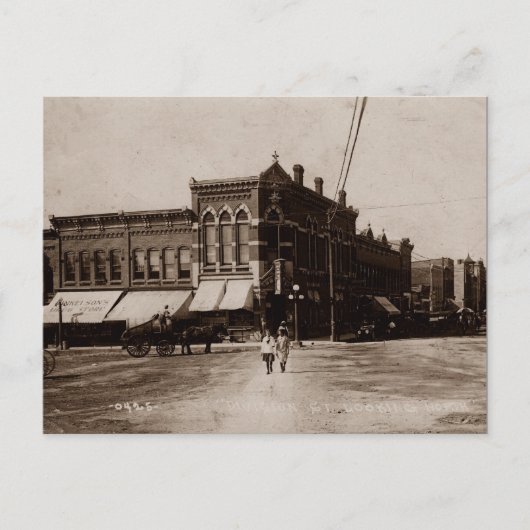 ヴィンテージレアアーリーノースフィールドミネソタビュー ポストカード (正面)