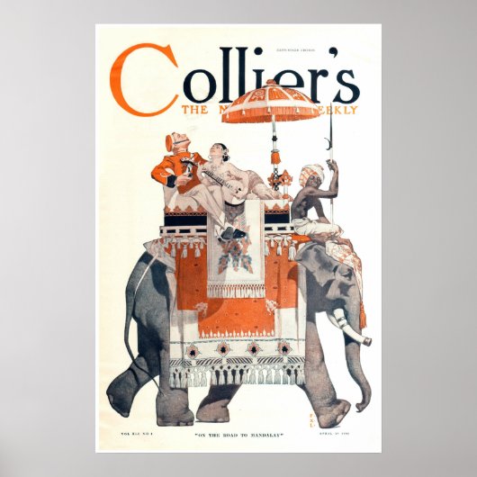 ヴィンテージレイエンデッカー、"マンダレーへの道" ポスター (正面)