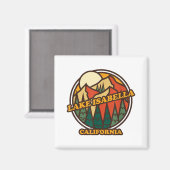 ヴィンテージレイクイザベラカリフォルニアマウンテンハイキングS マグネット (正面/裏面)