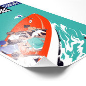 ヴィンテージレイクウィニペスオーキーニューハンプシャートラベルポー フォトプリント            (角)