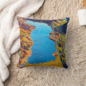 ヴィンテージレイクオブトゥンスイストラベル クッション (ブランケット)