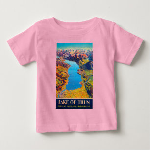 ヴィンテージレイクオブトゥンスイストラベル ベビーTシャツ
