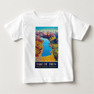 ヴィンテージレイクオブトゥンスイストラベル ベビーTシャツ