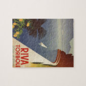 ヴィンテージレイクガルダリヴァトルボレイタリアツーリズム ジグソーパズル (横)