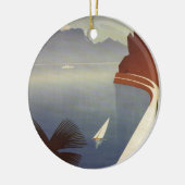 ヴィンテージレイクガルダリヴァトルボレイタリアツーリズム セラミックオーナメント (左)