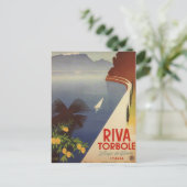 ヴィンテージレイクガルダリヴァトルボレイタリアツーリズム ポストカード (スタンド正面)