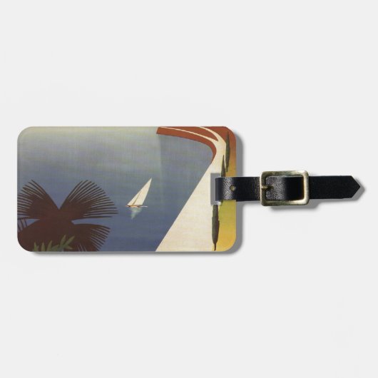 ヴィンテージレイクガルダリヴァトルボレイタリアツーリズム ラゲッジタグ (正面横)