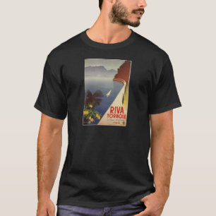 ヴィンテージレイクガルダリヴァトルボレイタリアツーリズム Tシャツ