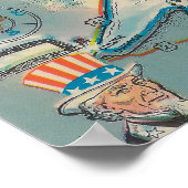 ヴィンテージレイクスーペリアオンタリオカナダトラベル ポスター (角)