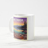 ヴィンテージレイクタホカリフォルニアネバダ コーヒーマグカップ (正面左)