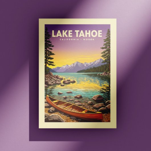 ヴィンテージレイクタホカリフォルニアネバダ ポストカード