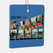 ヴィンテージレイクタホグリーティング セラミックオーナメント (右)