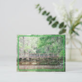 ヴィンテージレイクブリッジハガキ ポストカード (スタンド正面)