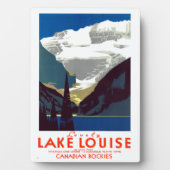 ヴィンテージレイクルイズカナディアンロッキーズアルバータポステ フォトプラーク (正面)