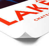 ヴィンテージレイクルイズカナディアンロッキーズアルバータ ポスター (角)