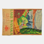 ヴィンテージレイクワナカニュージーランドトラベル キッチンタオル (横)