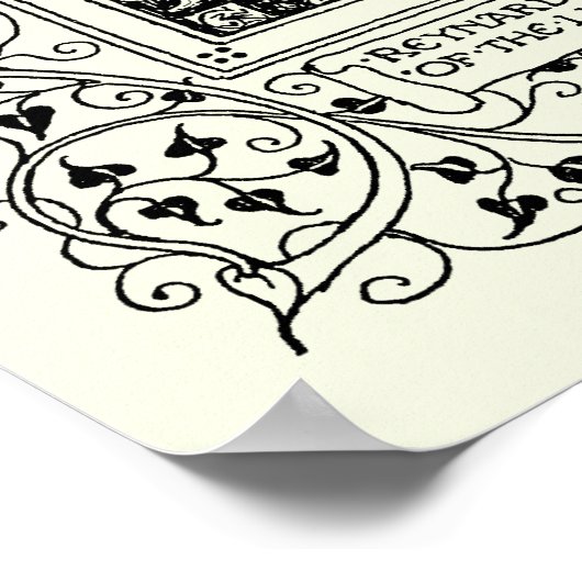 ヴィンテージレイナルズキツネバイウォルタークレーン ポスター (角)