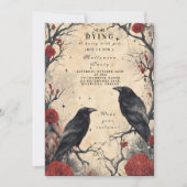 ヴィンテージレイベンとバラハローウィンパーティ 招待状 (正面)