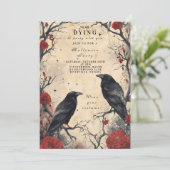 ヴィンテージレイベンとバラハローウィンパーティ 招待状 (スタンド正面)