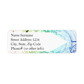 ヴィンテージレインボーオールドマップズデザインフォーホームカジノ ラベル