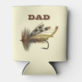 ヴィンテージレインボーフライ用魚釣りレジェンドパパ 缶クーラー (正面)