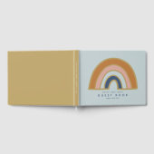 ヴィンテージレインボーベビーシャワー ゲストブック (全面)