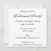 ヴィンテージレインボーマス魚魚釣り退職 招待状 (裏面)