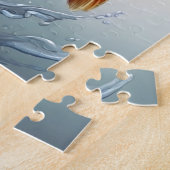 ヴィンテージレインボーマス魚 – フィッシャーマン魚釣り ジグソーパズル (側面)