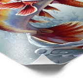 ヴィンテージレインボーマス魚 – フィッシャーマン魚釣り フォトプリント            (角)