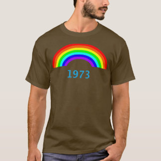 ヴィンテージレインボー1973年レトロ年 Tシャツ