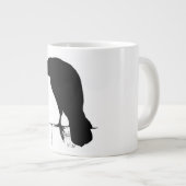 ヴィンテージレイヴンカスタマイズ-ゴシッククロウズレイヴンス ジャンボコーヒーマグカップ (正面右)