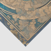 ヴィンテージレエレガントディアールヌーボー金ゴールドエフェメラ 薄葉紙 (詳細)