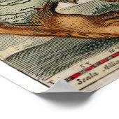 ヴィンテージレオの地図 ポスター (角)