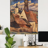 ヴィンテージレオジェステルルックアットザダッハーフォンレゲン ポスター (ホームオフィス)