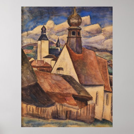 ヴィンテージレオジェステルルックアットザダッハーフォンレゲン ポスター (正面)