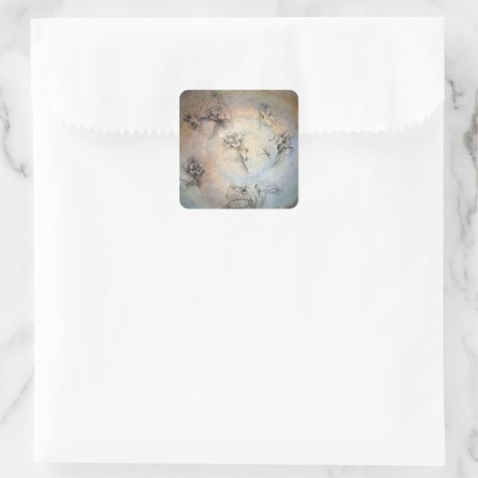 ヴィンテージレオナルドダヴィンチフラワーズシール スクエアシール (バッグ)