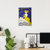 ヴィンテージレオネットカプピエロのクッキーと ポスター (ホームオフィス)