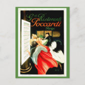 ヴィンテージレオネットカプピエロイタリアンレストラン ポストカード (正面)