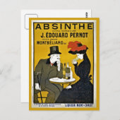 ヴィンテージレオネトカピエロアブシンザード ポストカード (正面/裏面)