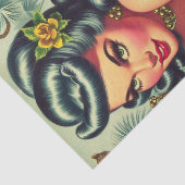 ヴィンテージレオパールプリントピン留め 薄葉紙 (詳細)