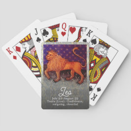 ヴィンテージレオライオン〔占星術の〕十二宮図サイン占星術 トランプ
