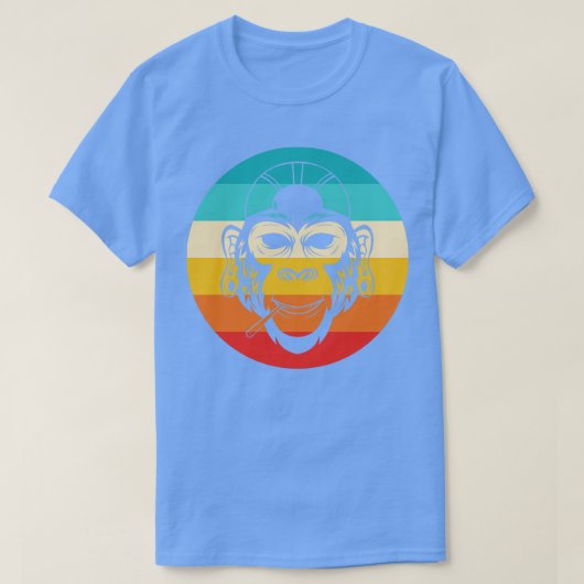 ヴィンテージレゲエモンキー Tシャツ (デザイン正面)