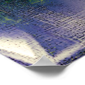 ヴィンテージレコードと音楽 ポスター (角)