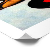 ヴィンテージレコードのピンクアップガール ポスター (角)