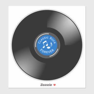 ヴィンテージレコードデザインシール シール