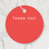 ヴィンテージレコードデザインメッセージカード フェイバータグ (裏面)